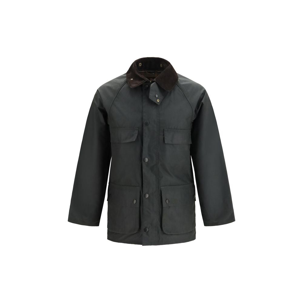 Barbour Gray Cotton Shell Jacket