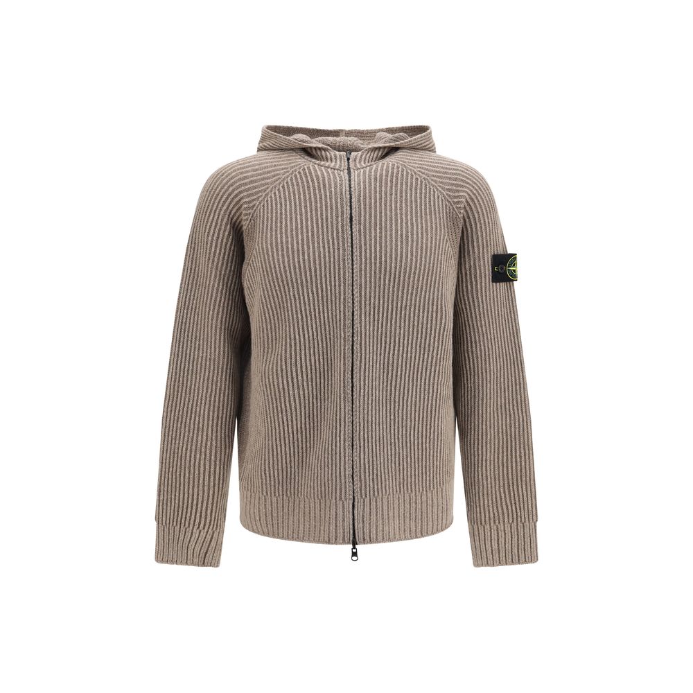 Stone Island Beige Cashmere Sweatshirt