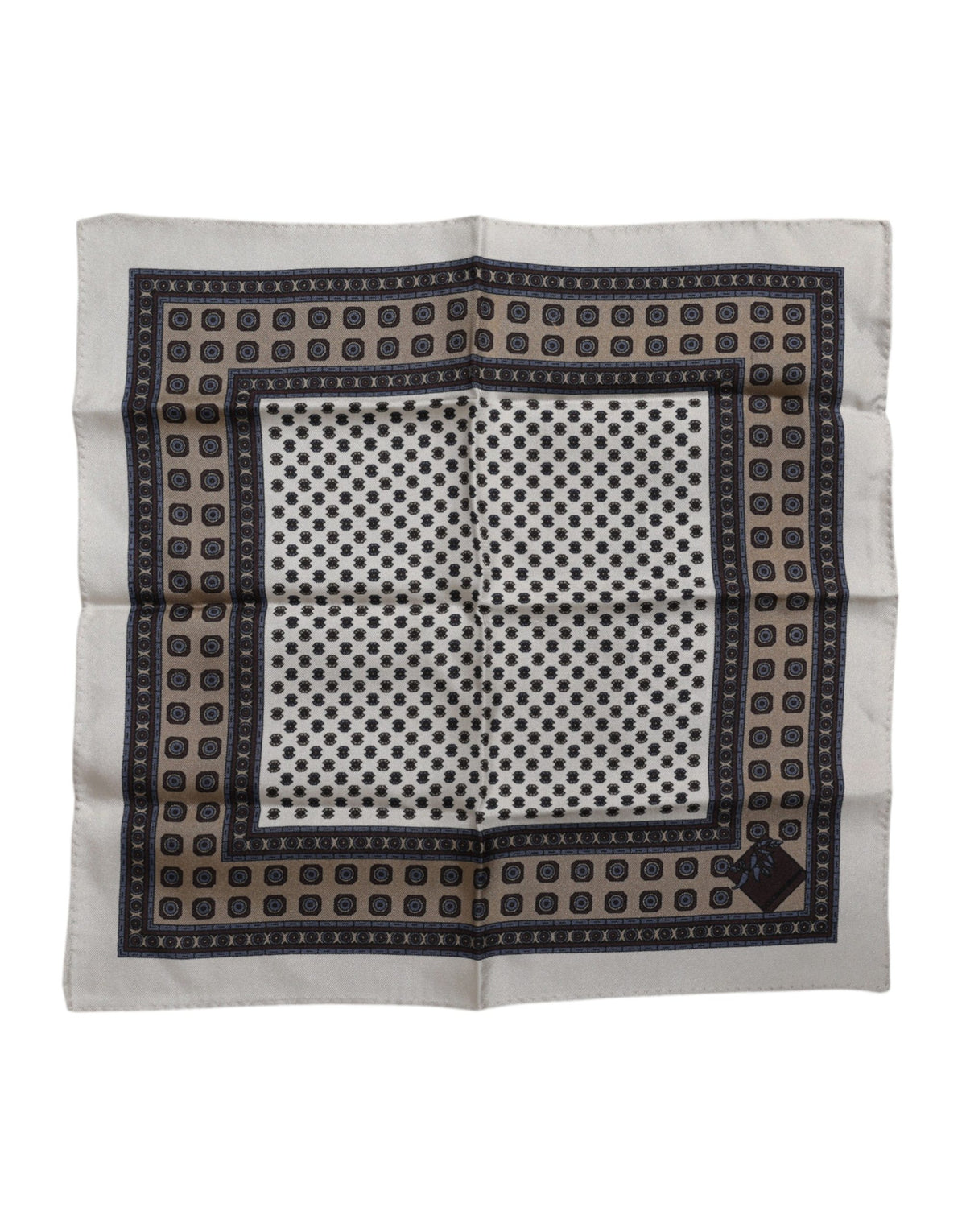 Dolce & Gabbana Multicolor Geometric Handkerchief Pocket Scarf