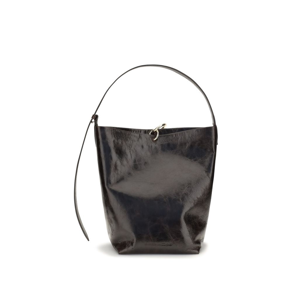 Benedetta Bruzziches Black Calf Leather Bos Taurus Shoulder Bag