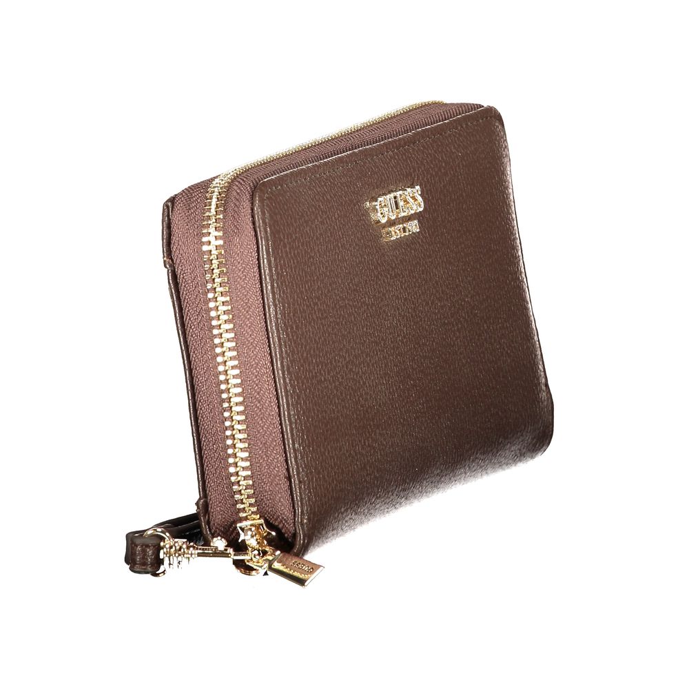Guess Jeans Brown Polyethylene Wallet