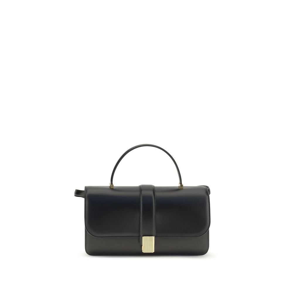 Khaite Black Calf Leather Bos Taurus Handbag