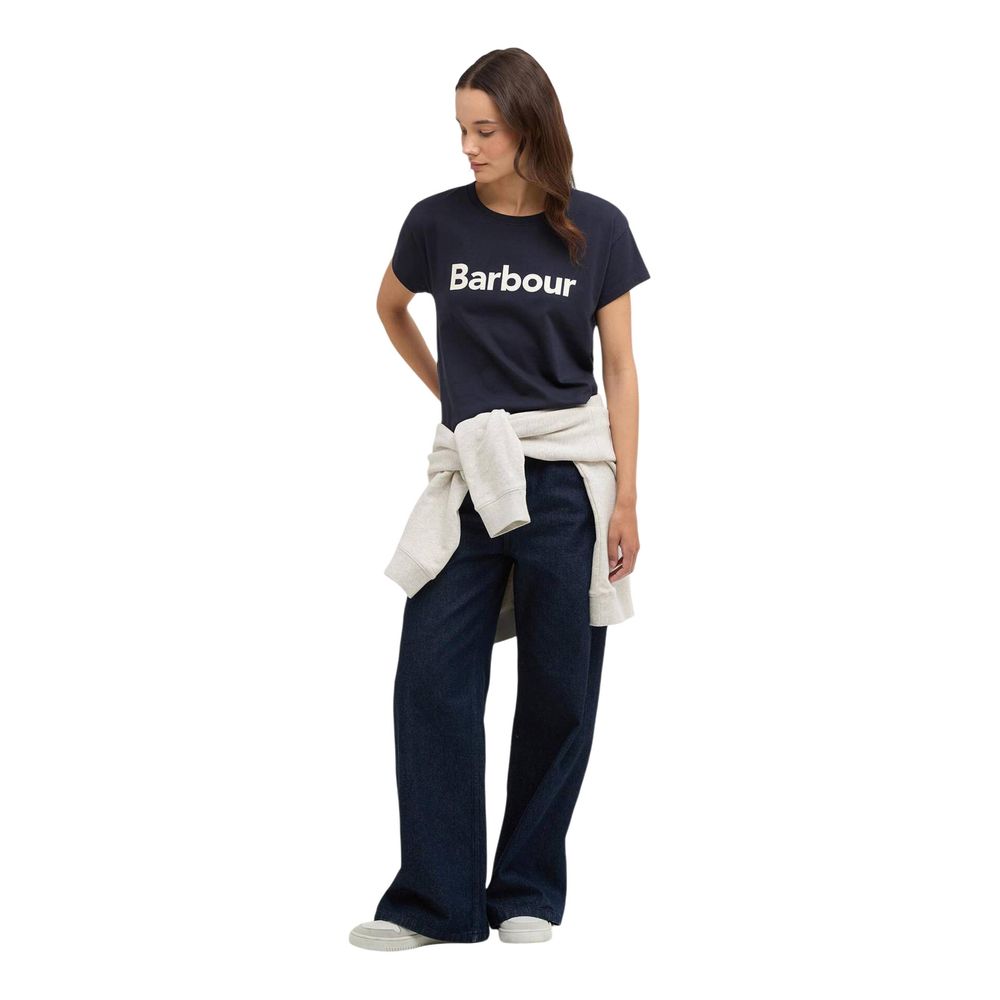 Barbour Blue Cotton T-Shirt