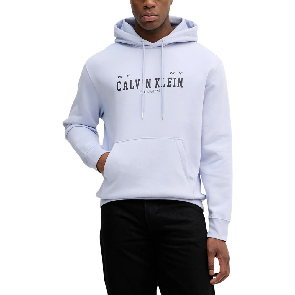 Calvin Klein Jeans Purple Cotton Hoodie