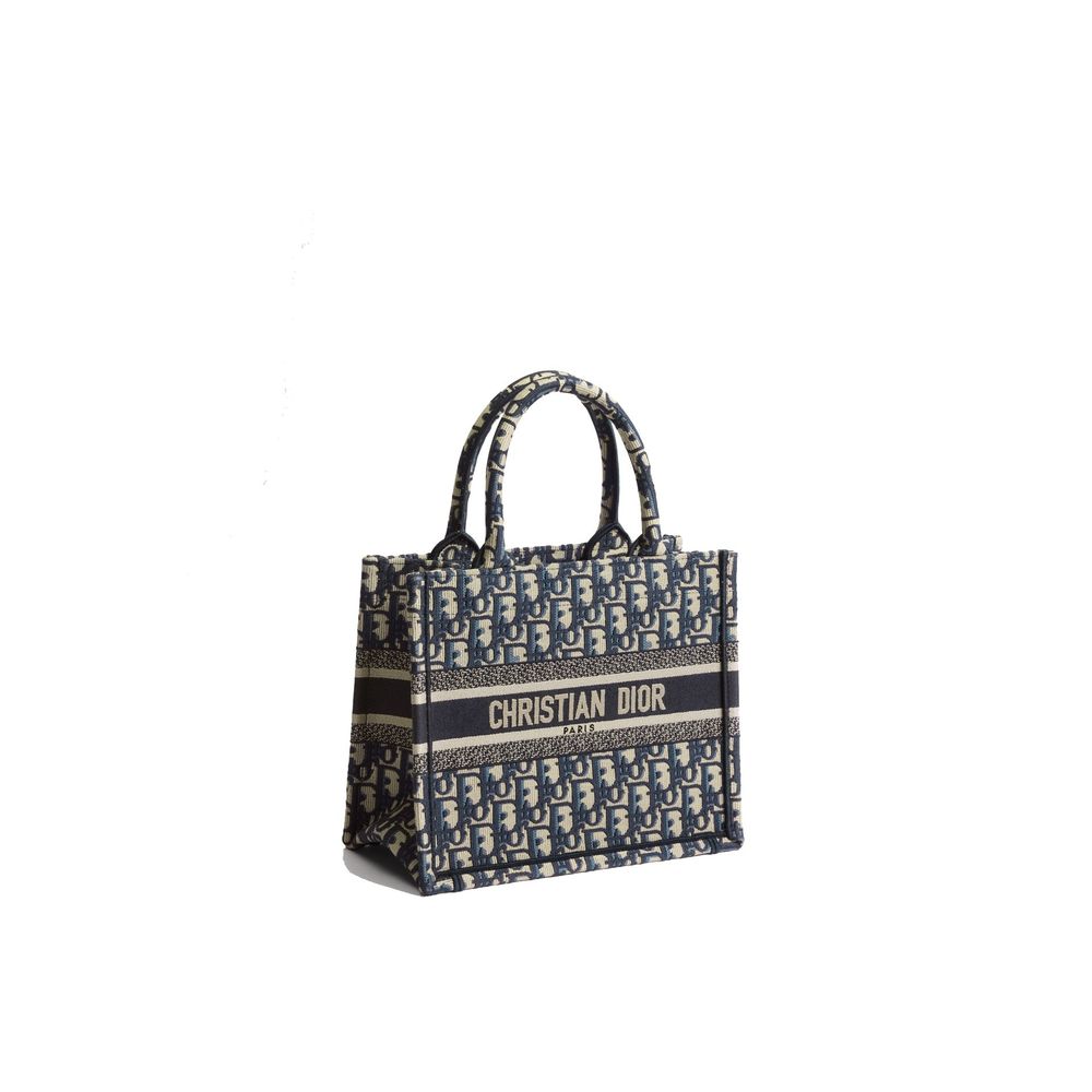 Dior Blue Cotton Tote Bag