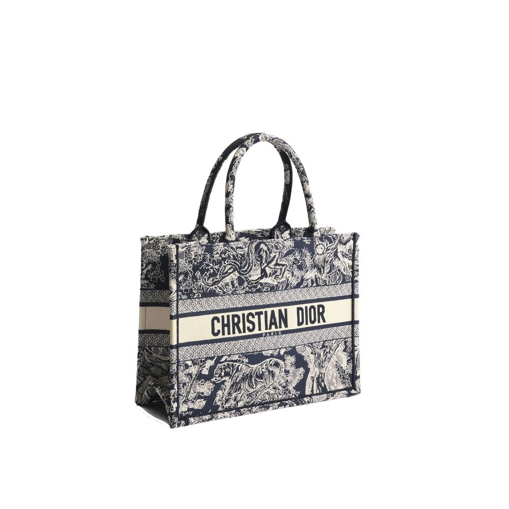 Dior Blue Cotton Tote Bag
