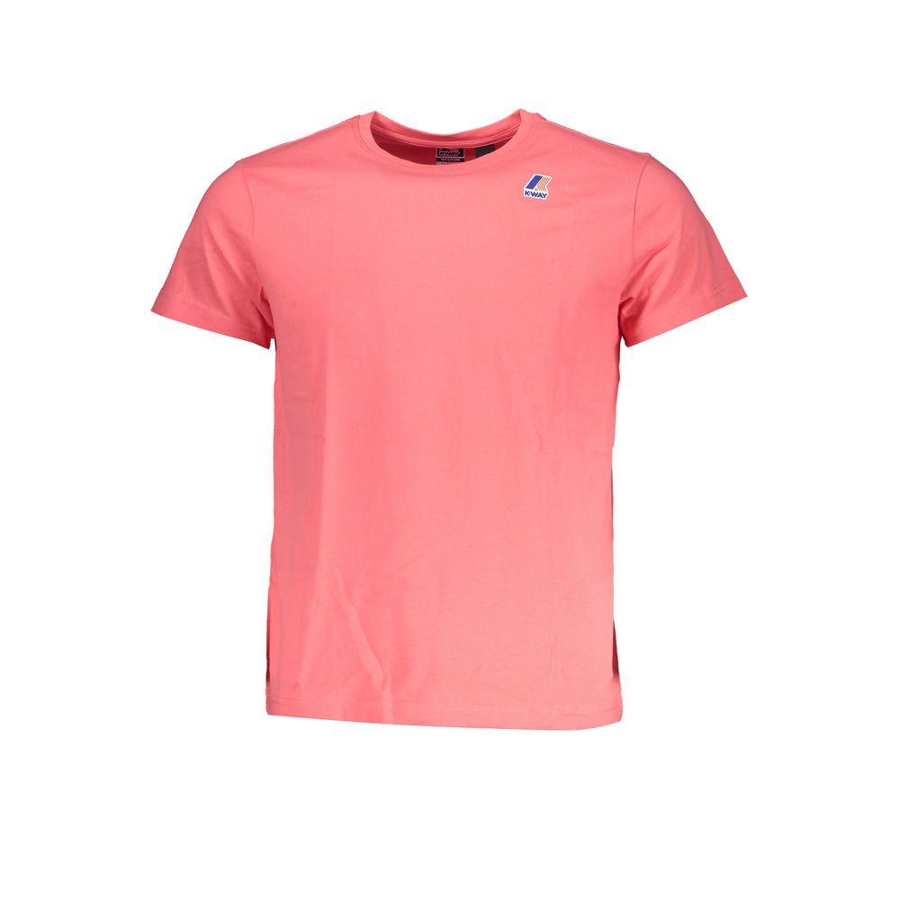 K-WAY Pink Cotton Men's T-Shirt