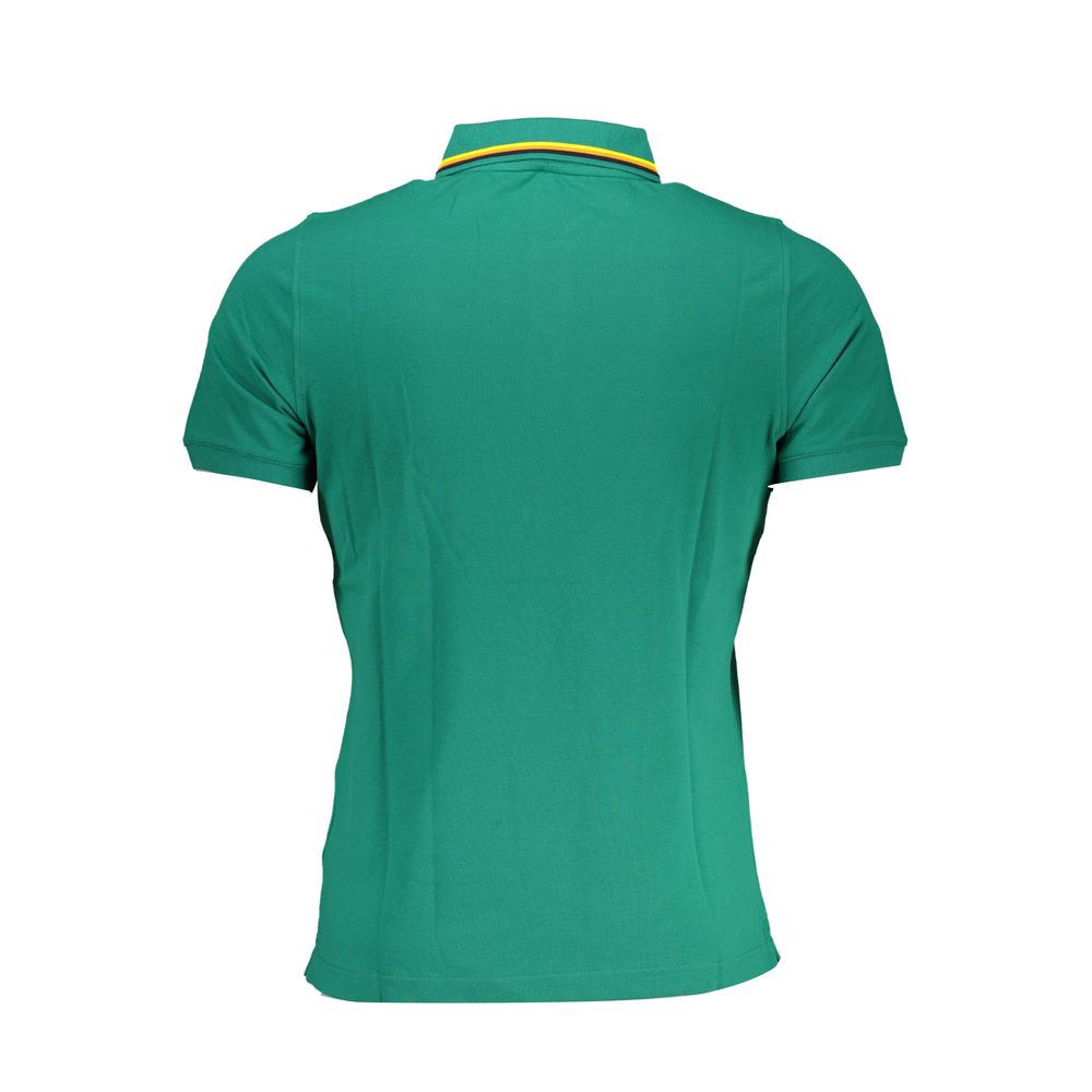K-WAY Verde Cotton Men Polo Shirt