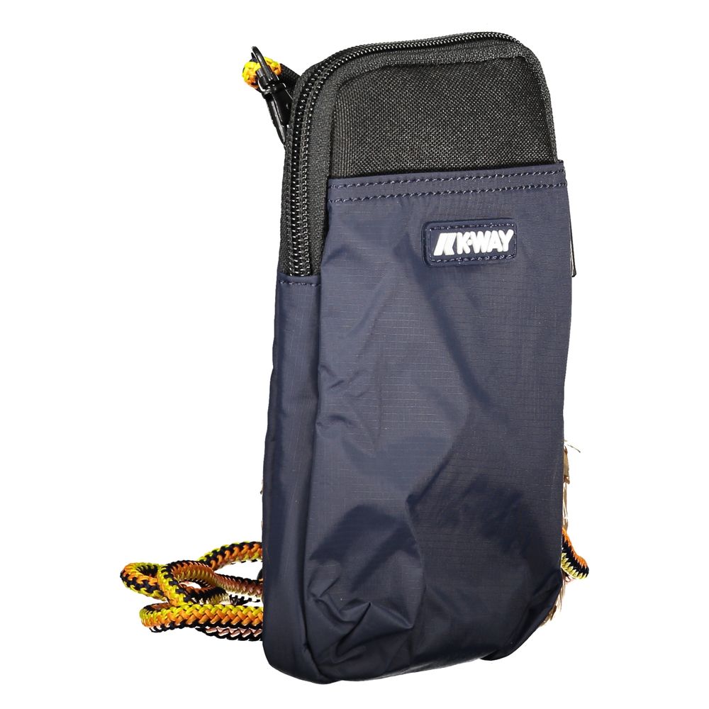 K-WAY Blu Polyester Men Shoulder Bag