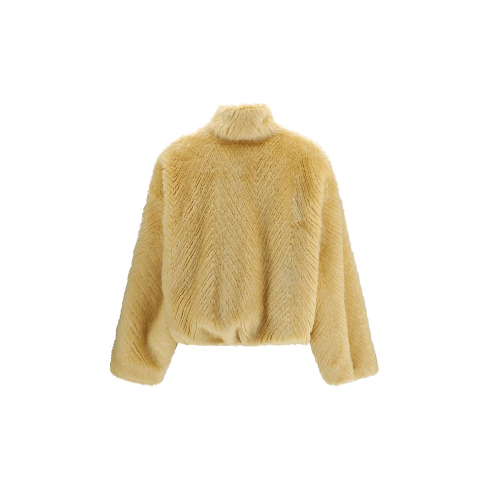 Forte_Forte Gold Modacrylic Bomber