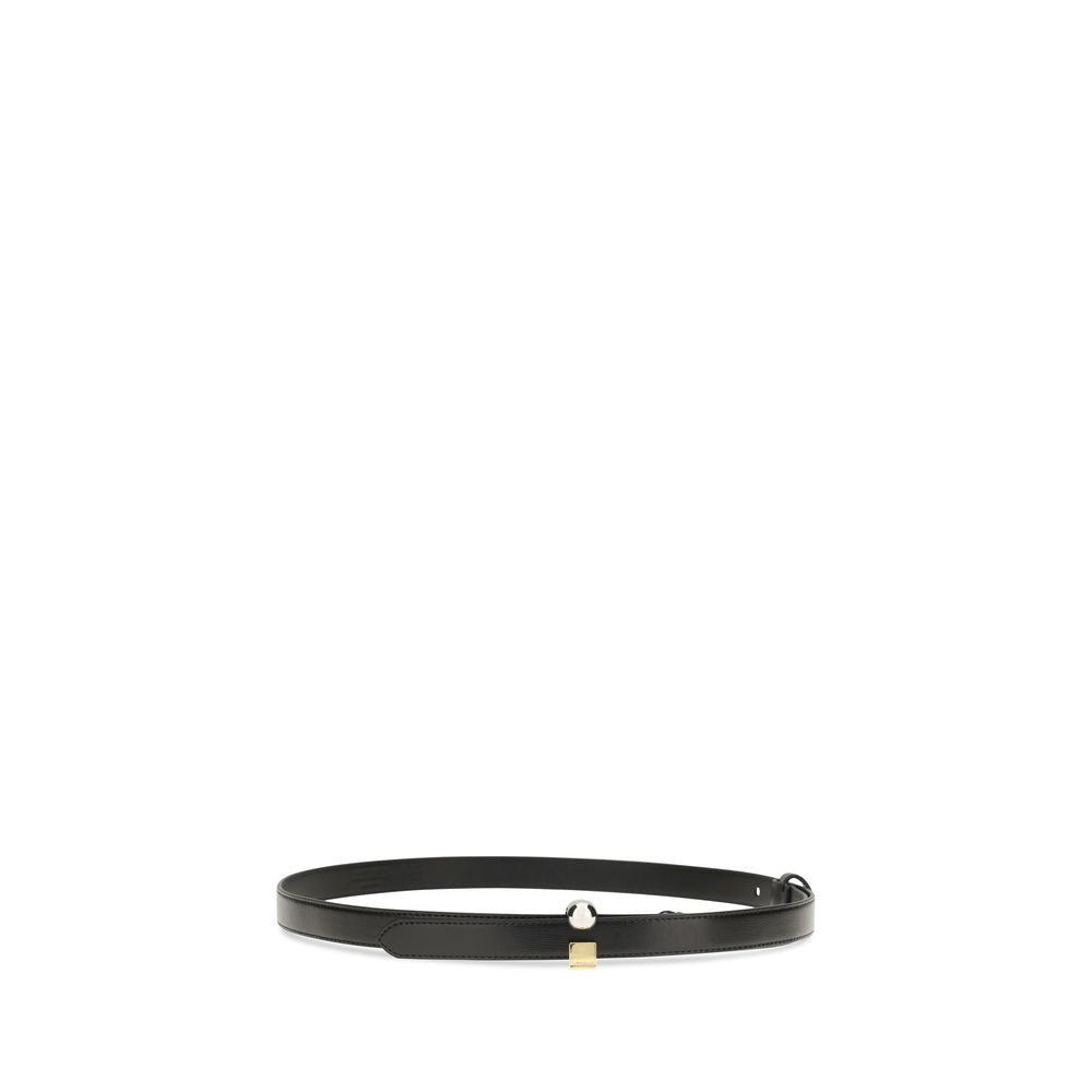 Jacquemus Black Calf Leather Bos Taurus Regular Belt