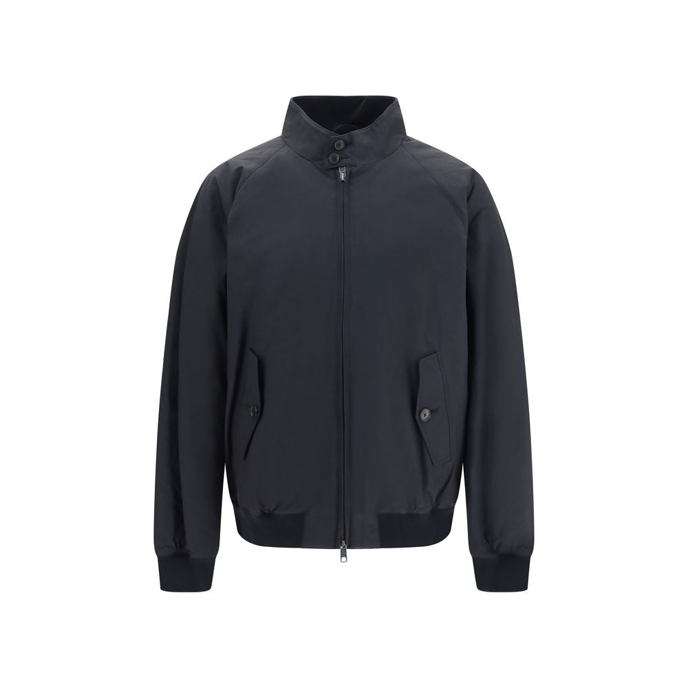Baracuta Black Polyester Bomber