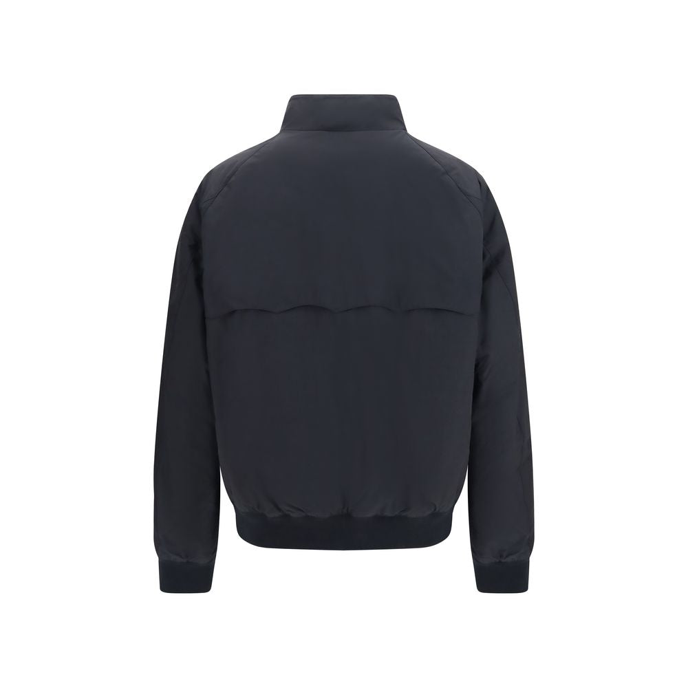 Baracuta Black Polyester Bomber