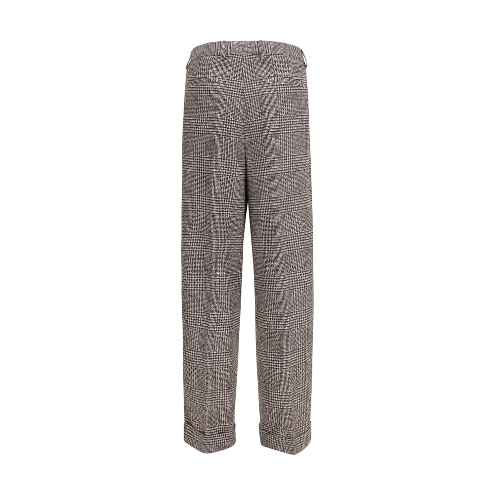 Dolce & Gabbana Brown Alpaca Vicugna Pacos Pants