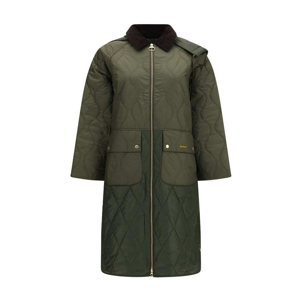 Barbour Bicolor Polyester Full-Length Jacket