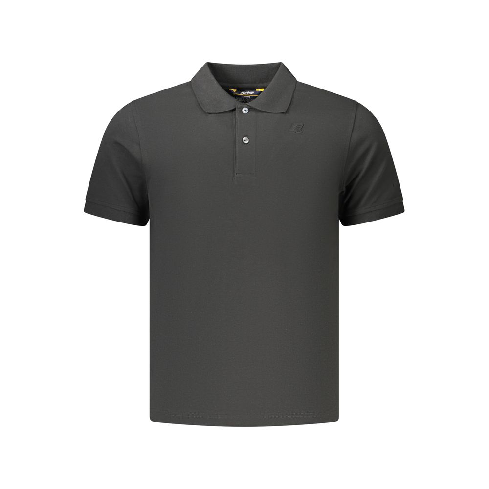 K-WAY Nero Cotton Men's Polo