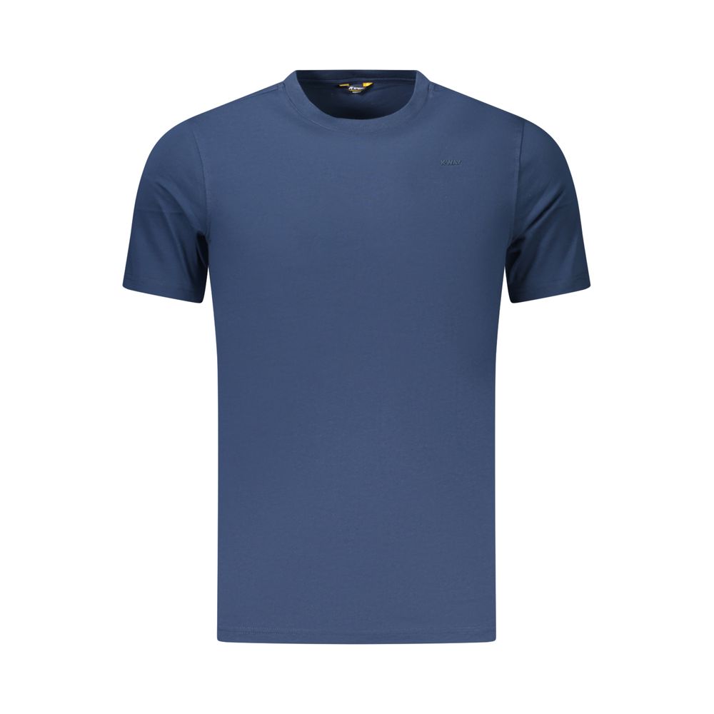 K-WAY Blue Cotton Men's T-Shirt