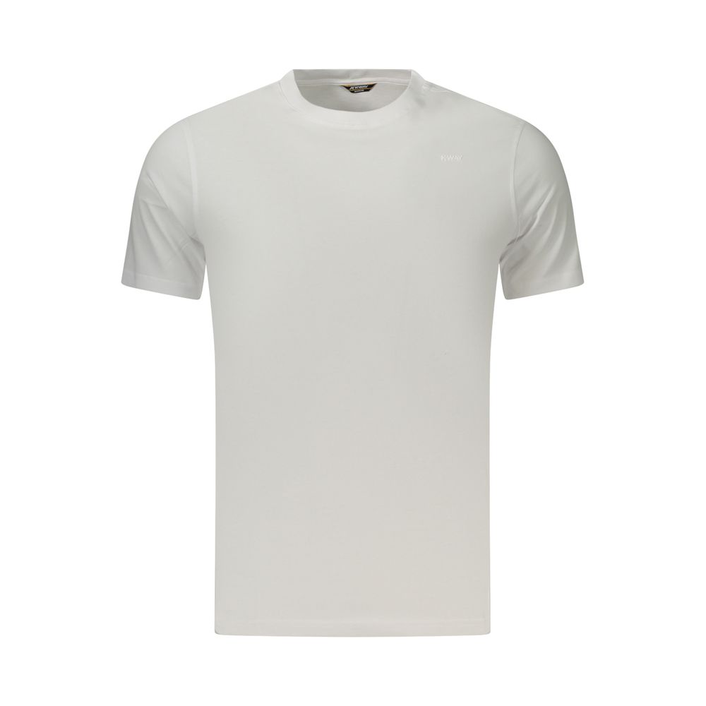 K-WAY Bianco Cotton Men's T-Shirt