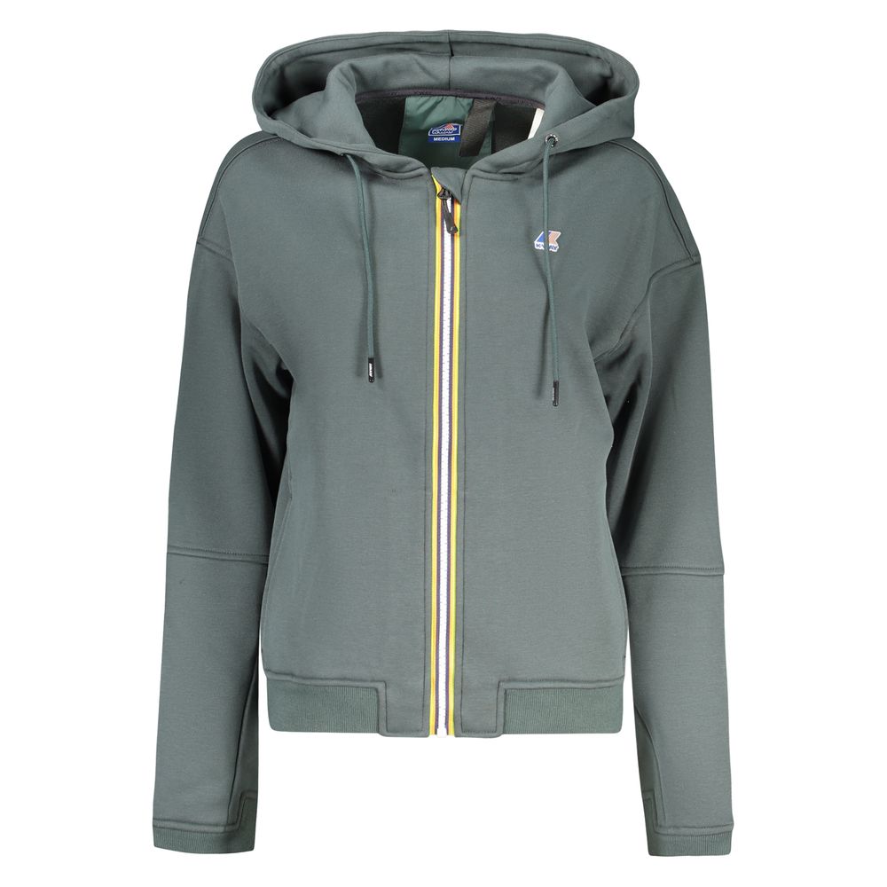 K-WAY Green Polyester Women's Sweatshirt