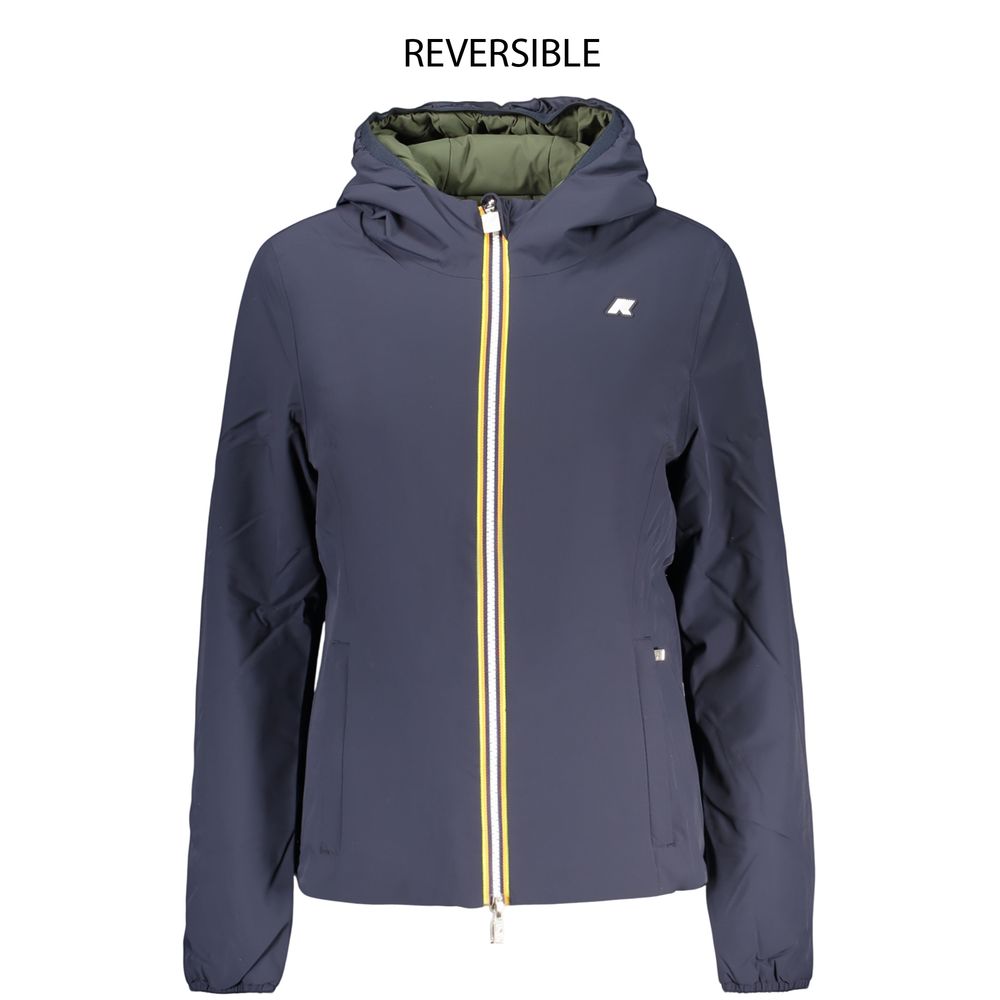 K-WAY Blue Nylon Shell Jacket