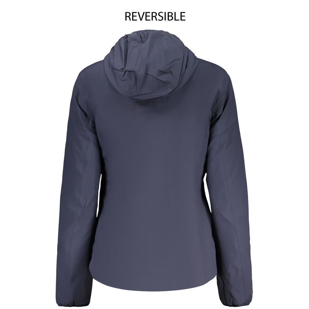 K-WAY Blue Nylon Shell Jacket