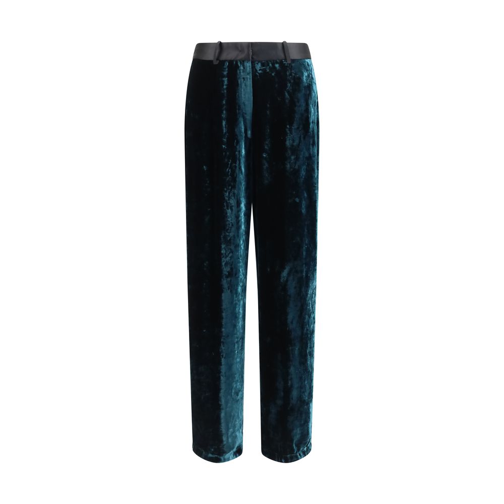 Forte_Forte Bicolor Viscose Dress Pants