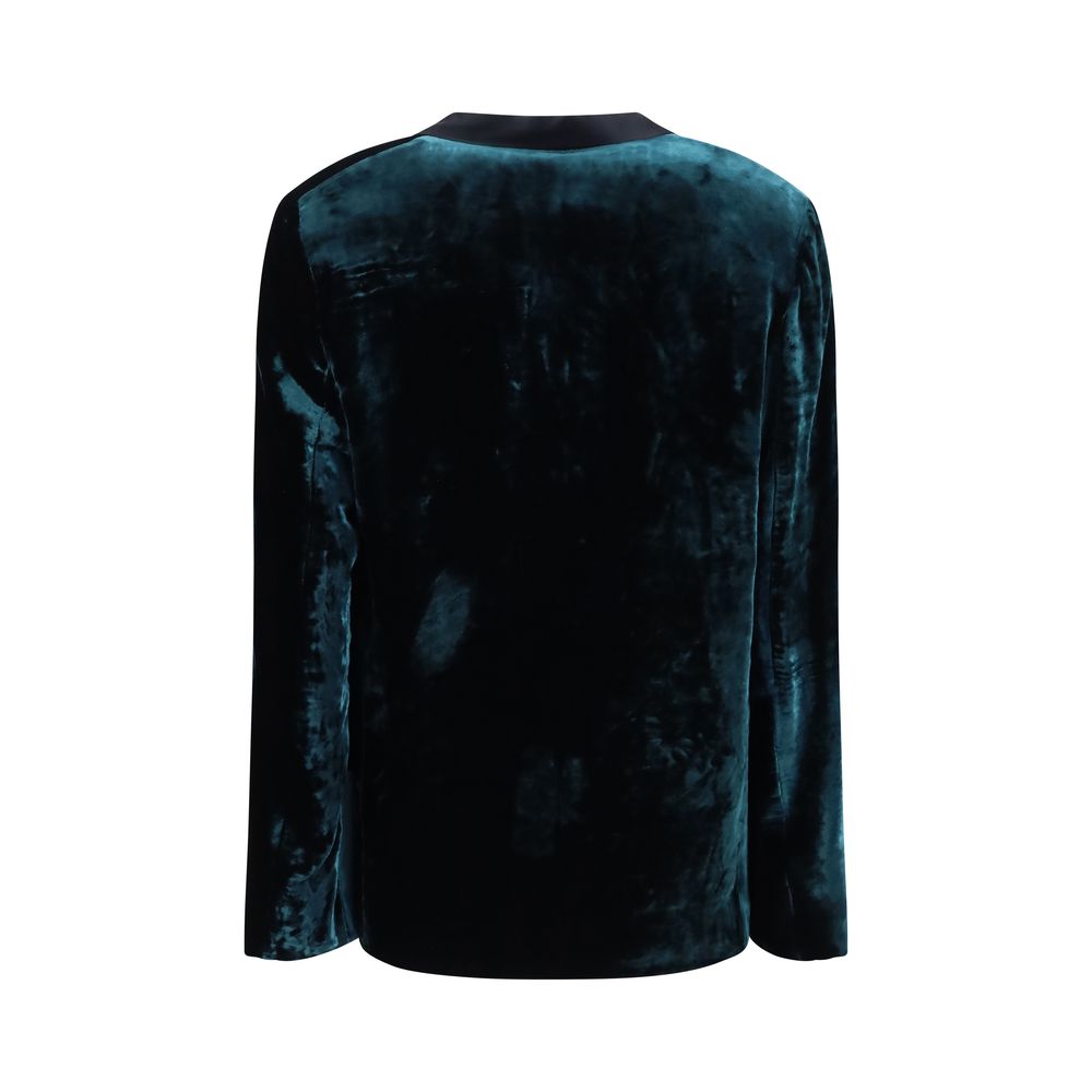 Forte_Forte Bicolor Viscose Full-Length Jacket