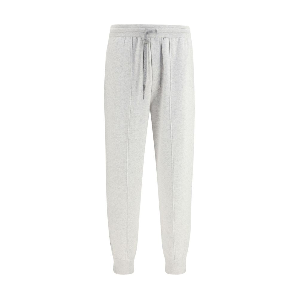 Brunello Cucinelli Gray Cashmere Casual Pants