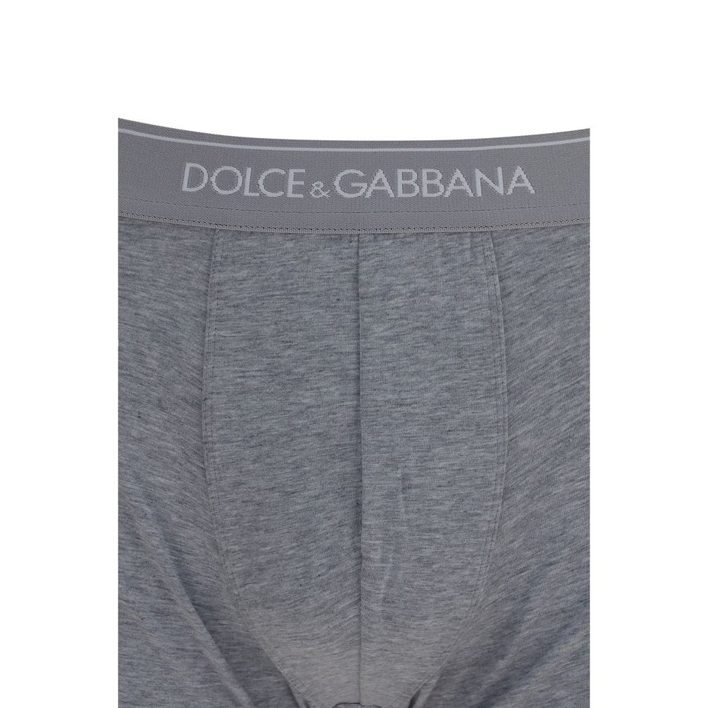 Dolce & Gabbana Gray Cotton Boxers