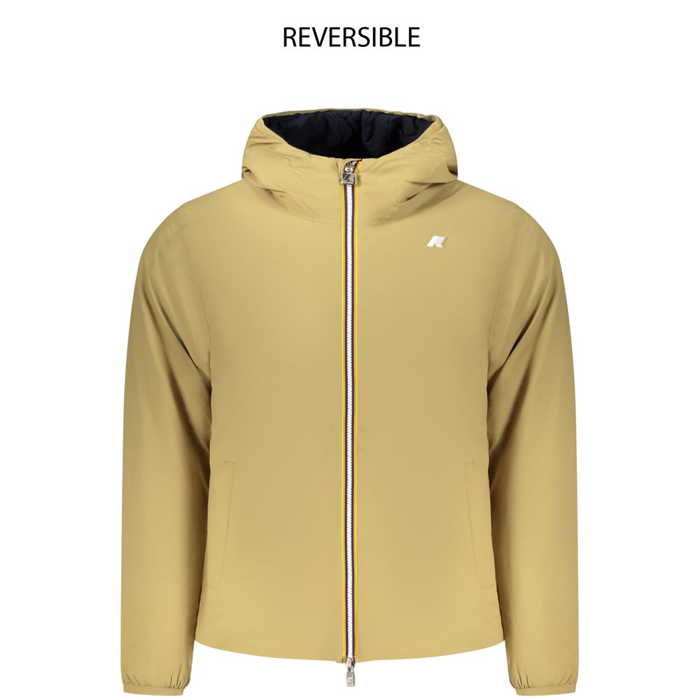 K-WAY Beige Nylon Men's Jacket