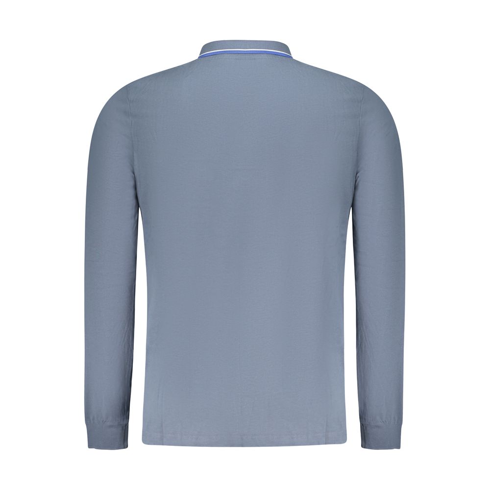 Norway 1963 Blue Cotton Men Polo Shirt