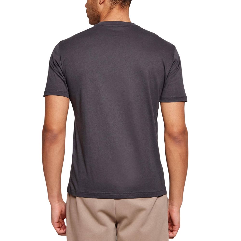EA7 Emporio Armani Gray Cotton T-Shirt