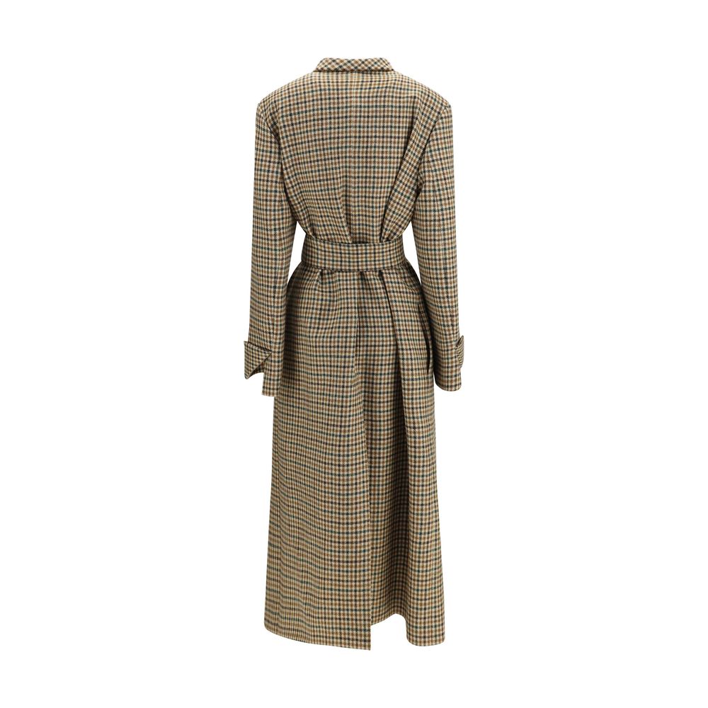 SA SU PHI Beige Wool Oves Aries Coat