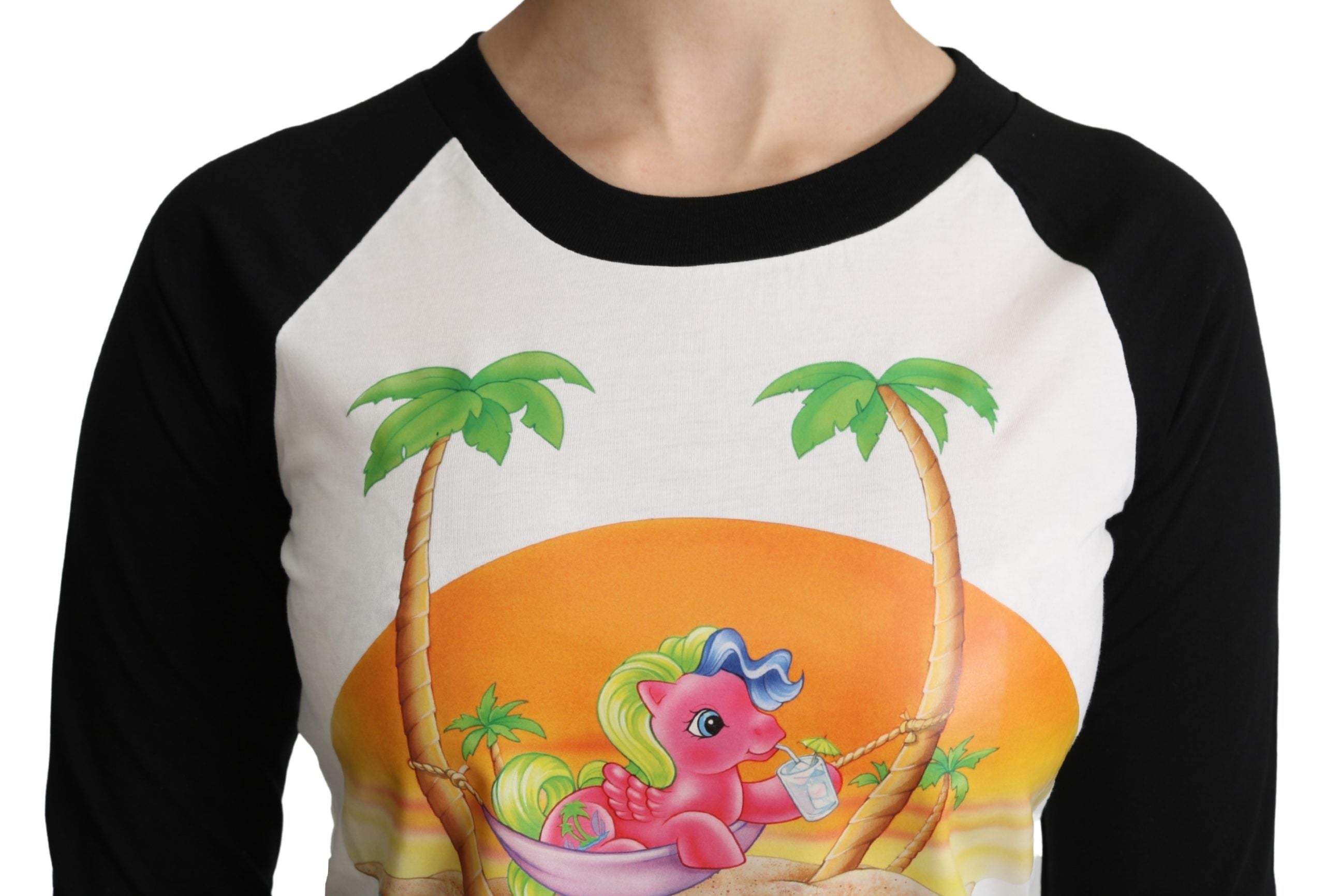 Moschino White Cotton T-shirt My Little Pony Top Tshirt - Luxe Nova