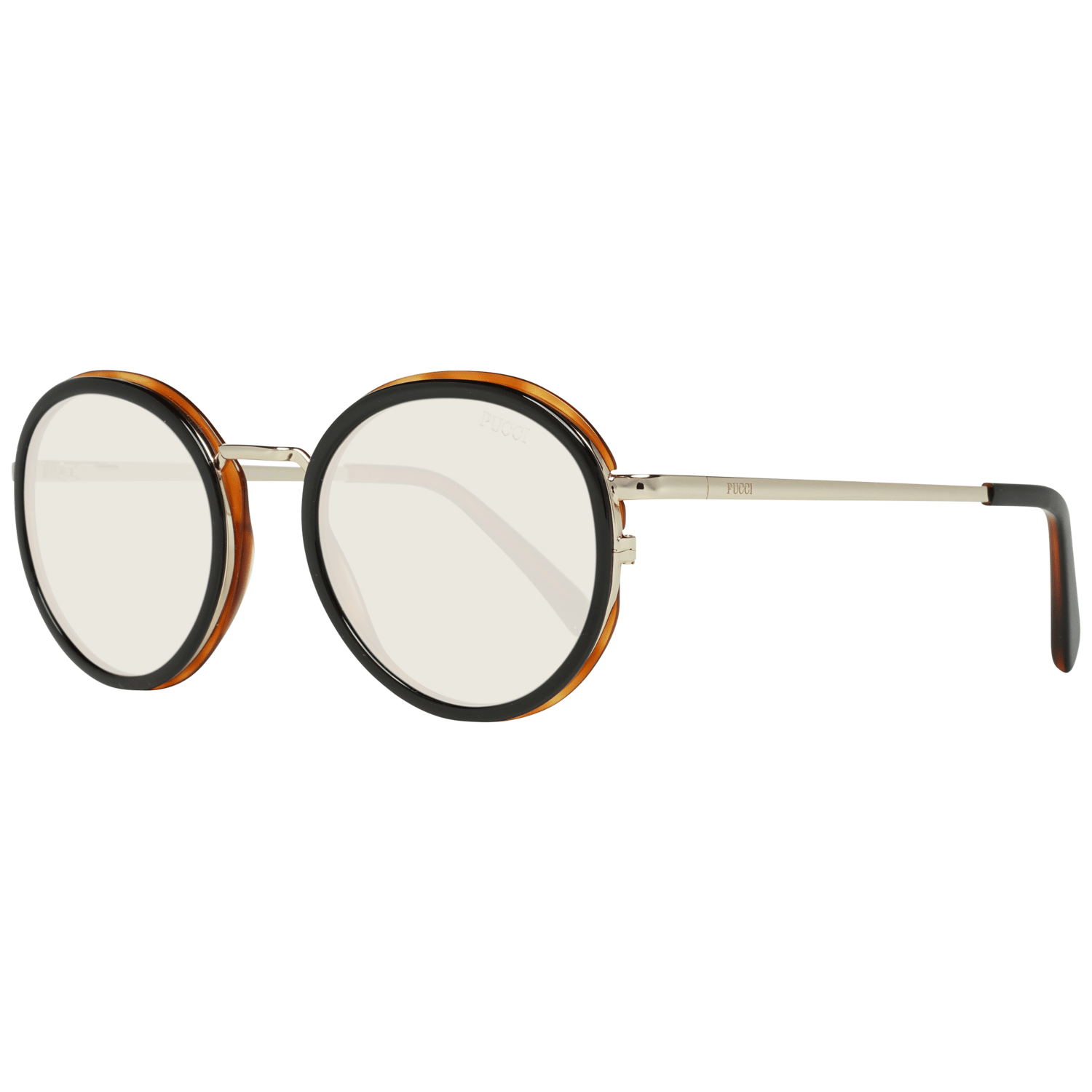 Emilio Pucci Black Metal & Plastic Sunglasses - Luxe Nova