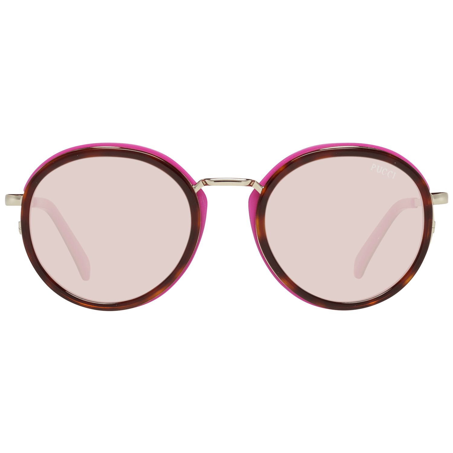 Emilio Pucci Brown Metal & Plastic Sunglasses - Luxe Nova