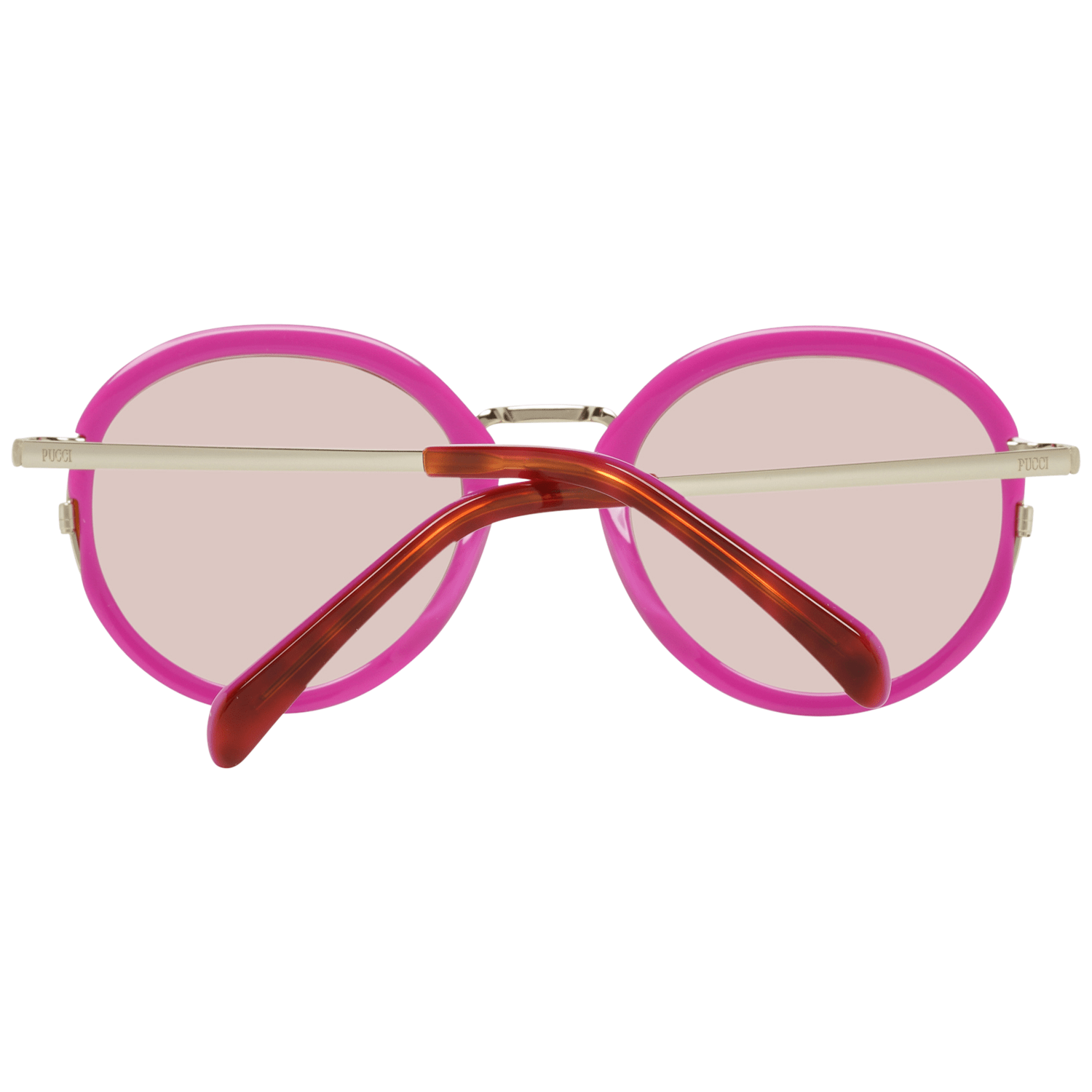 Emilio Pucci Brown Metal & Plastic Sunglasses - Luxe Nova