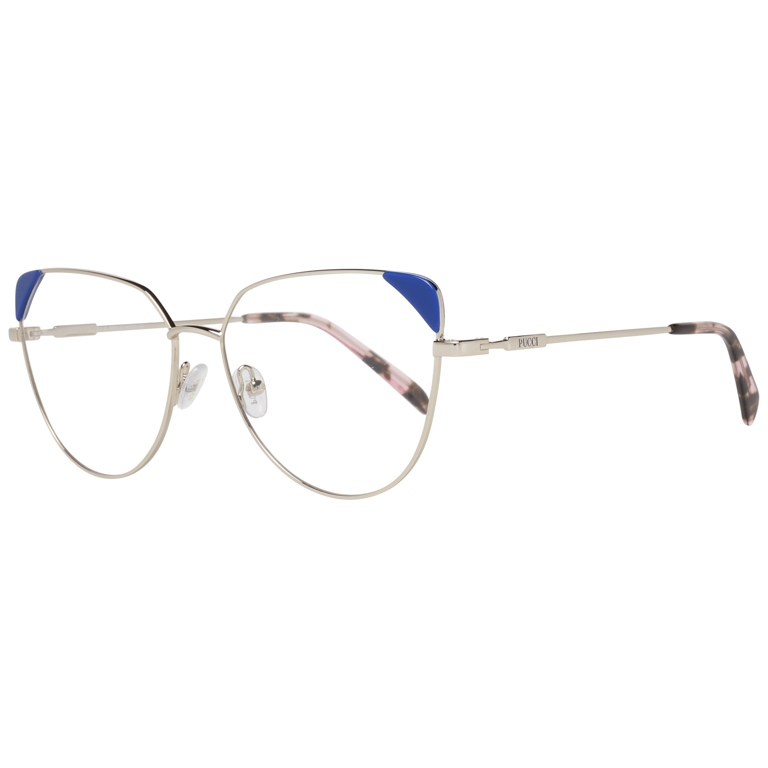 Emilio Pucci Gold Metal & Plastic Glasses (Frames) - Luxe Nova