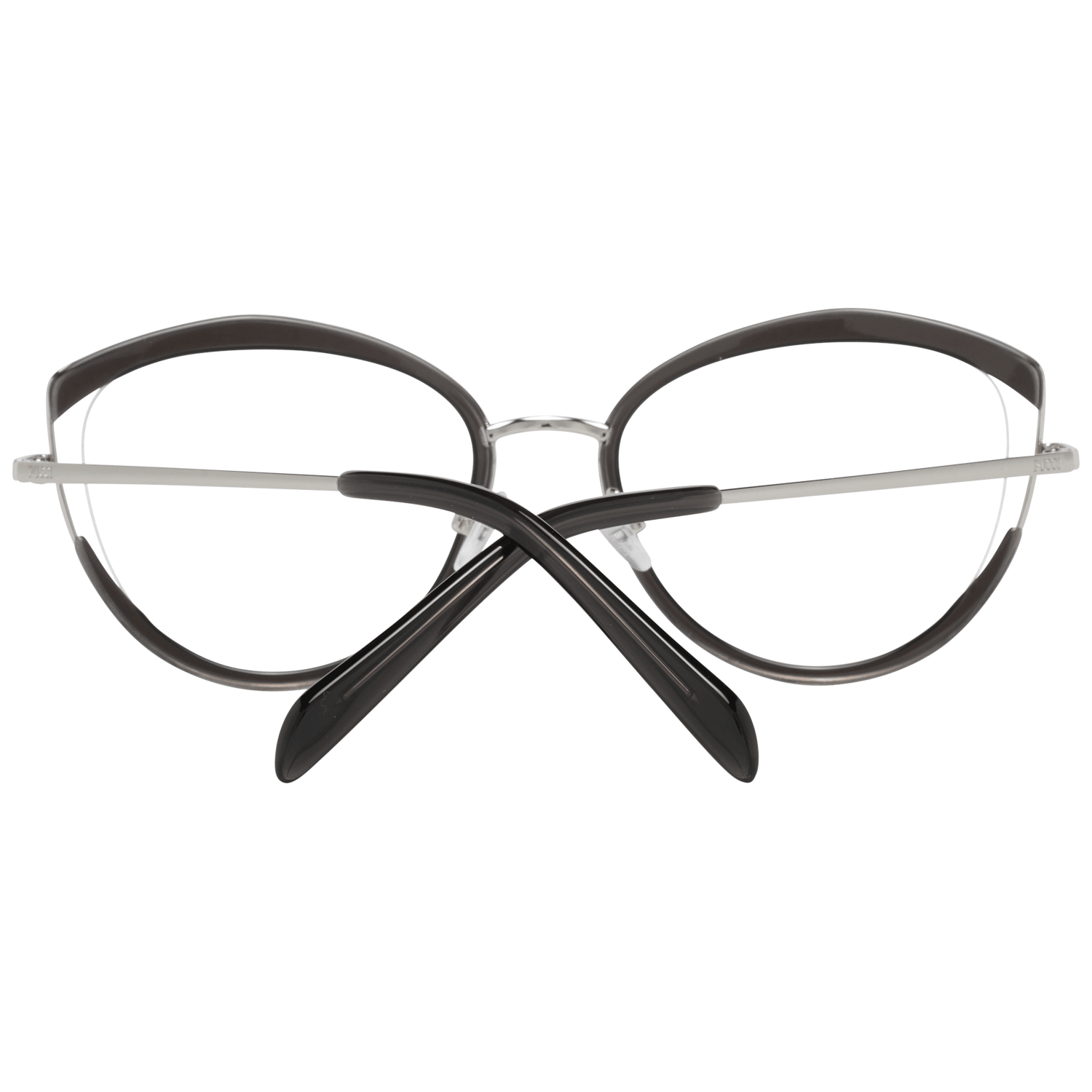 Emilio Pucci Black Metal & Plastic Glasses (Frames) - Luxe Nova