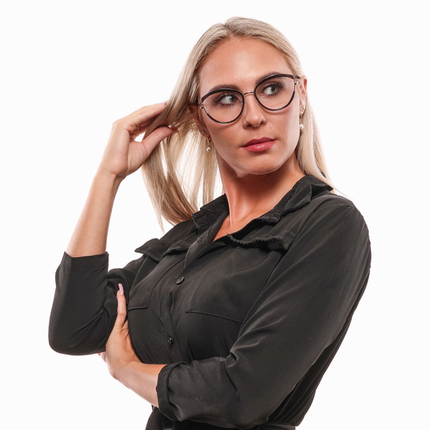 Emilio Pucci Black Metal & Plastic Glasses (Frames) - Luxe Nova