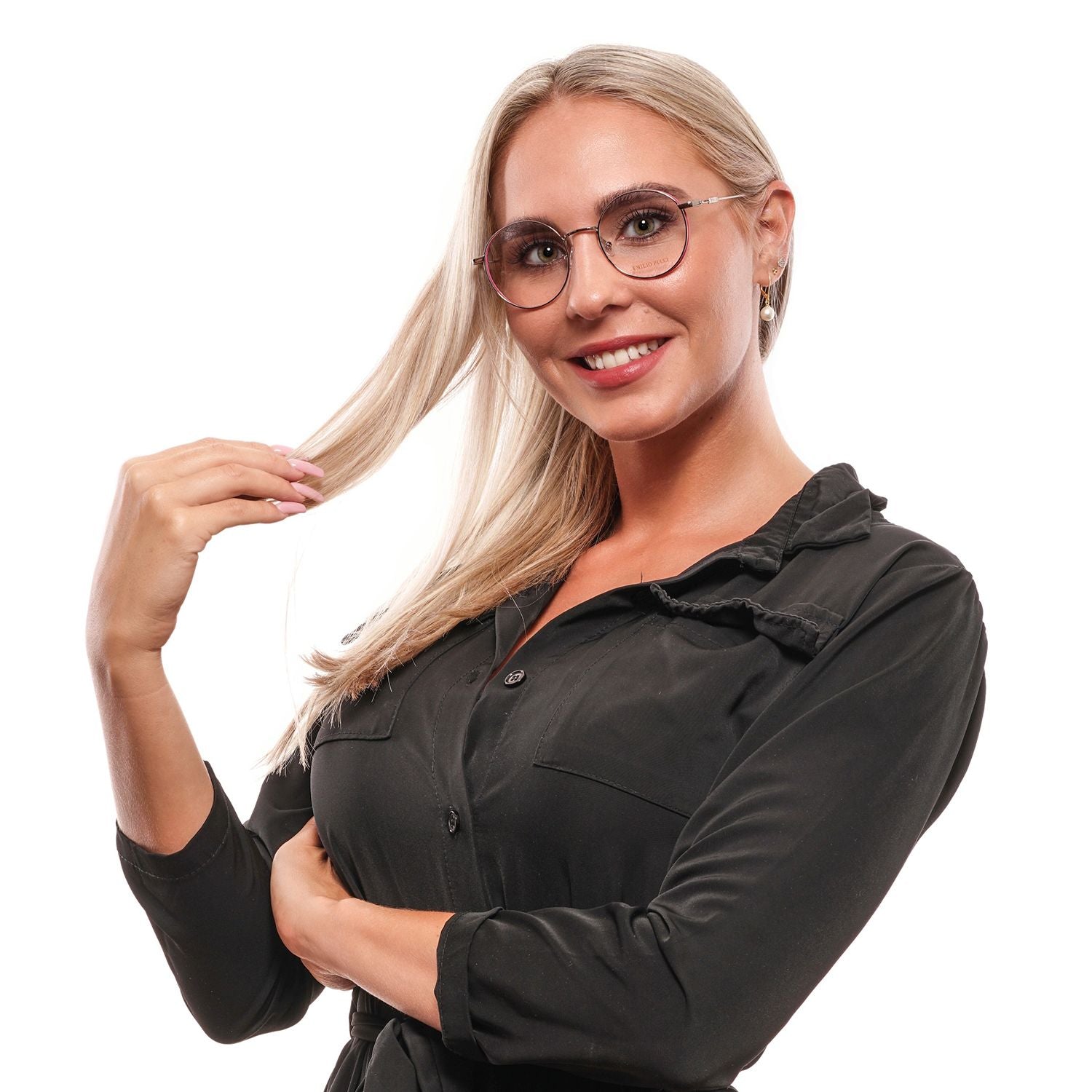Emilio Pucci Gray Metal Glasses (Frames) - Luxe Nova
