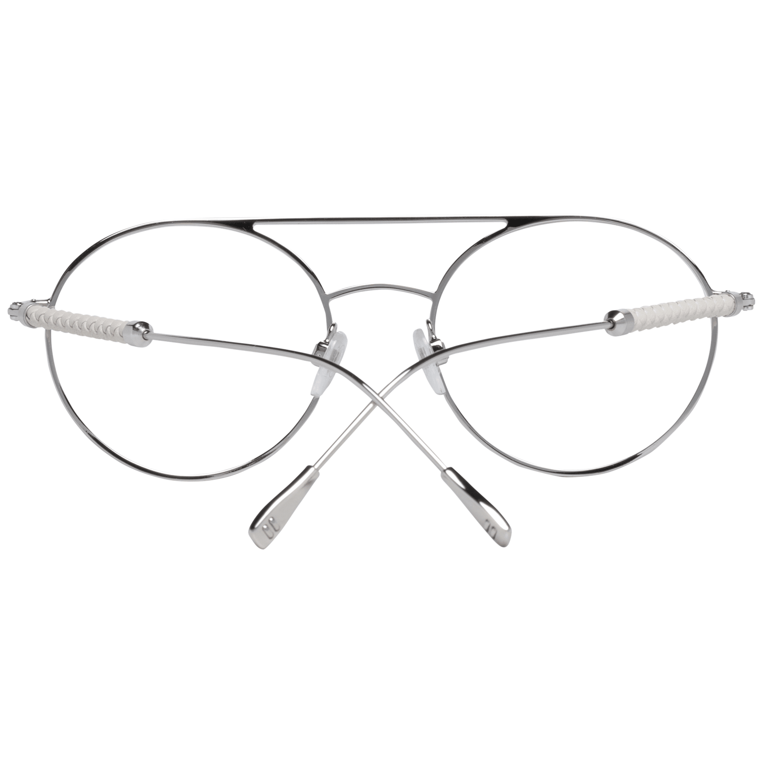 Tod's White Metal & Leather Glasses (Frames) - Luxe Nova