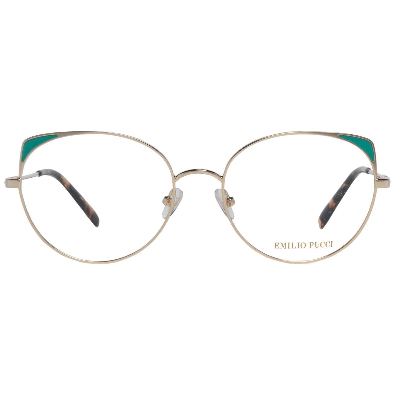Emilio Pucci Gold Metal Glasses (Frames) - Luxe Nova