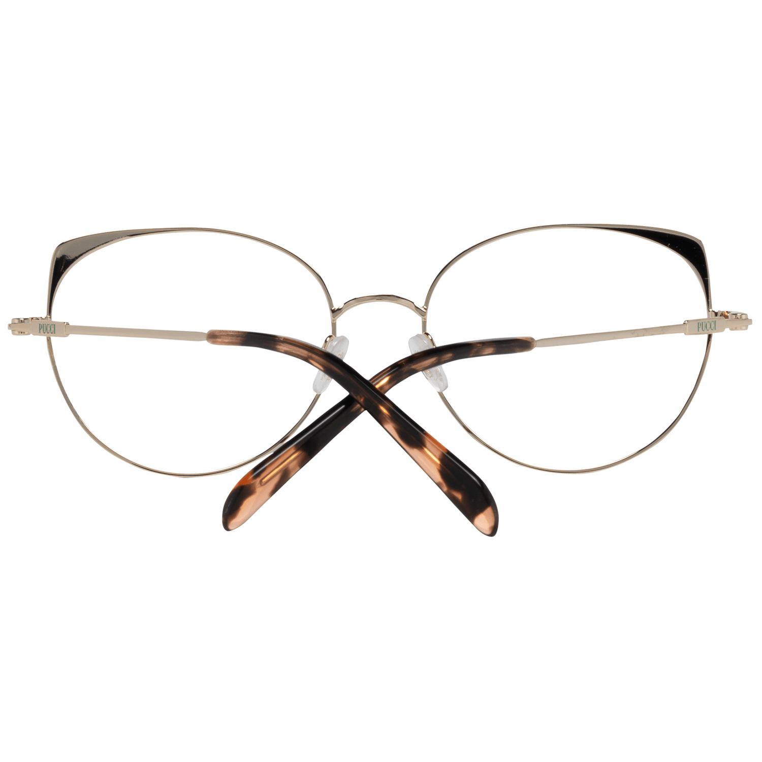 Emilio Pucci Gold Metal Glasses (Frames) - Luxe Nova