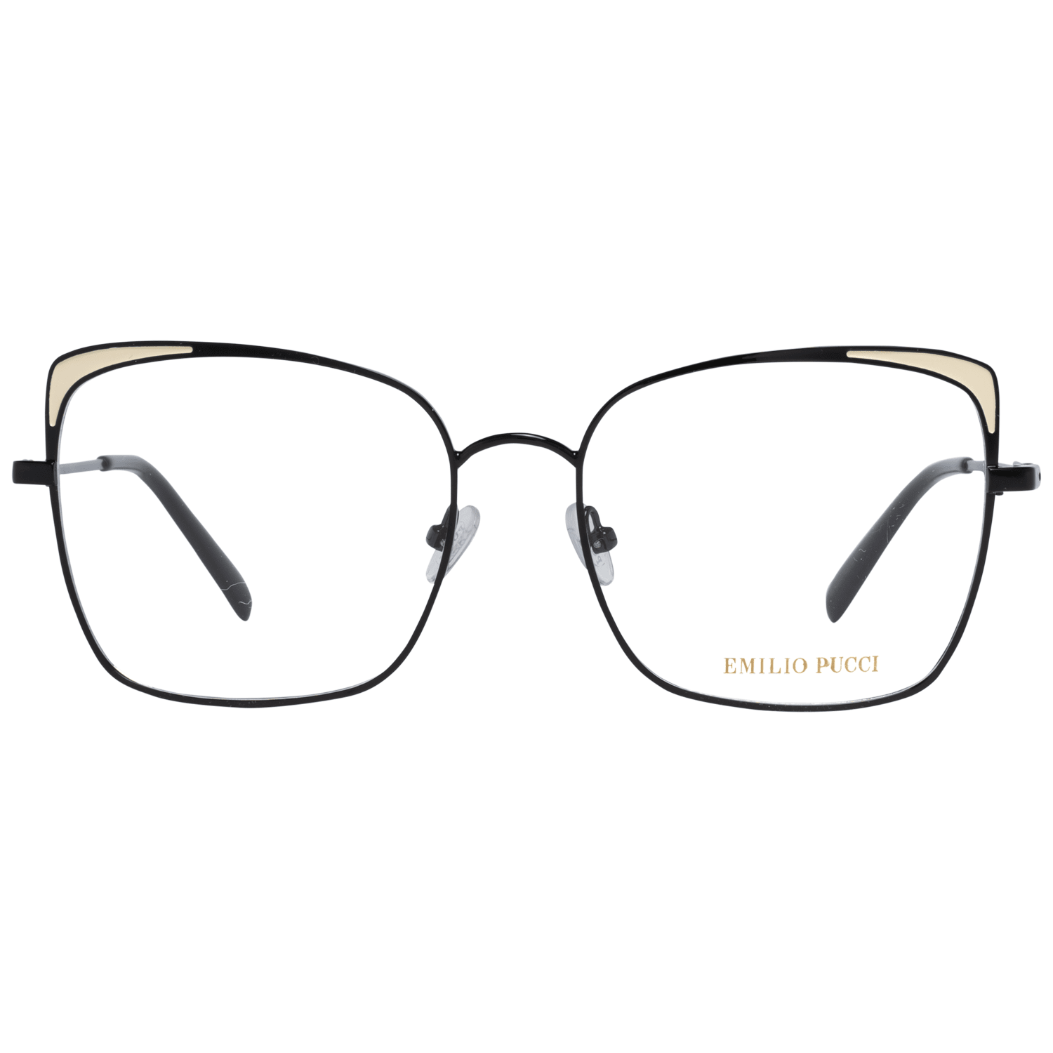 Emilio Pucci Black Metal Glasses (Frames) - Luxe Nova