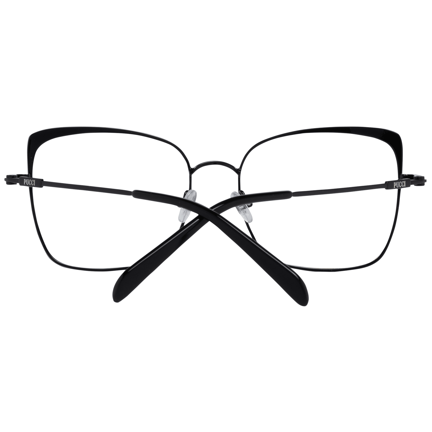 Emilio Pucci Black Metal Glasses (Frames) - Luxe Nova