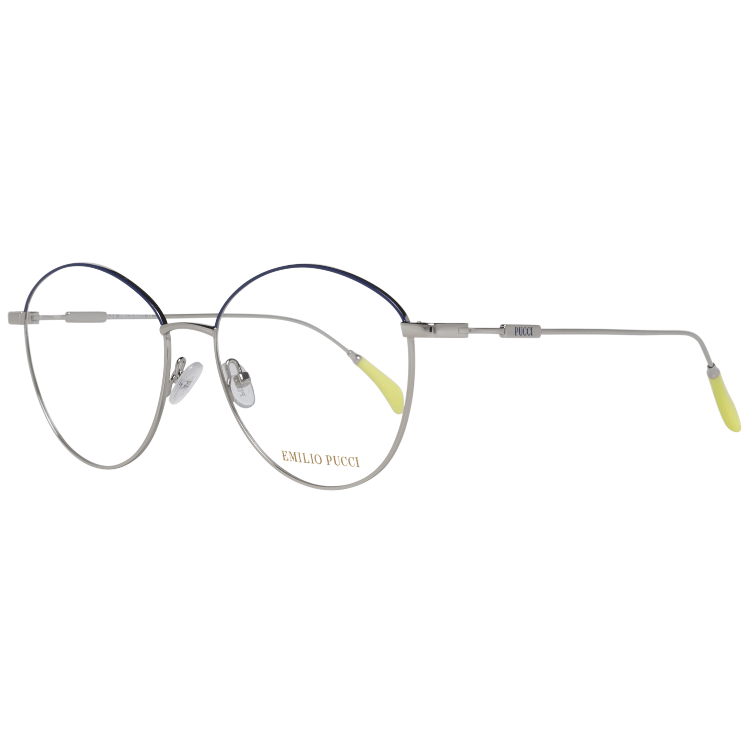 Emilio Pucci Blue Metal Glasses (Frames) - Luxe Nova