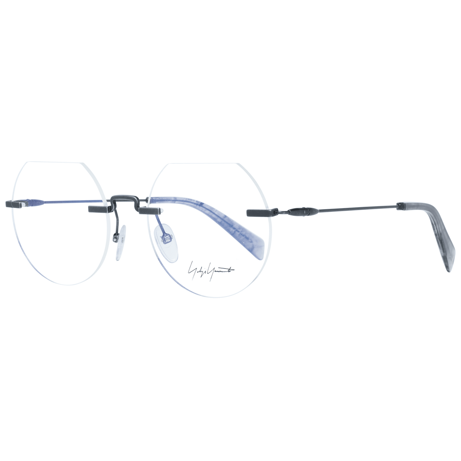 Yohji Yamamoto Gray Metal Glasses (Frames) - Luxe Nova
