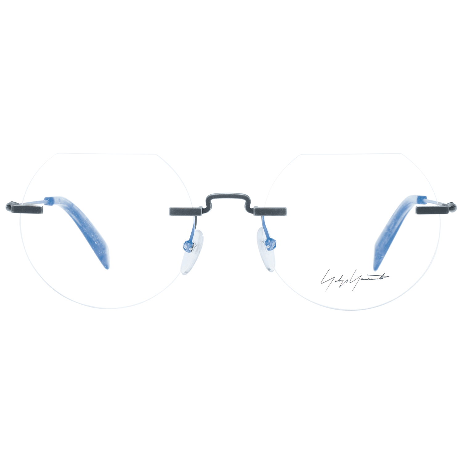Yohji Yamamoto Gray Metal Glasses (Frames) - Luxe Nova