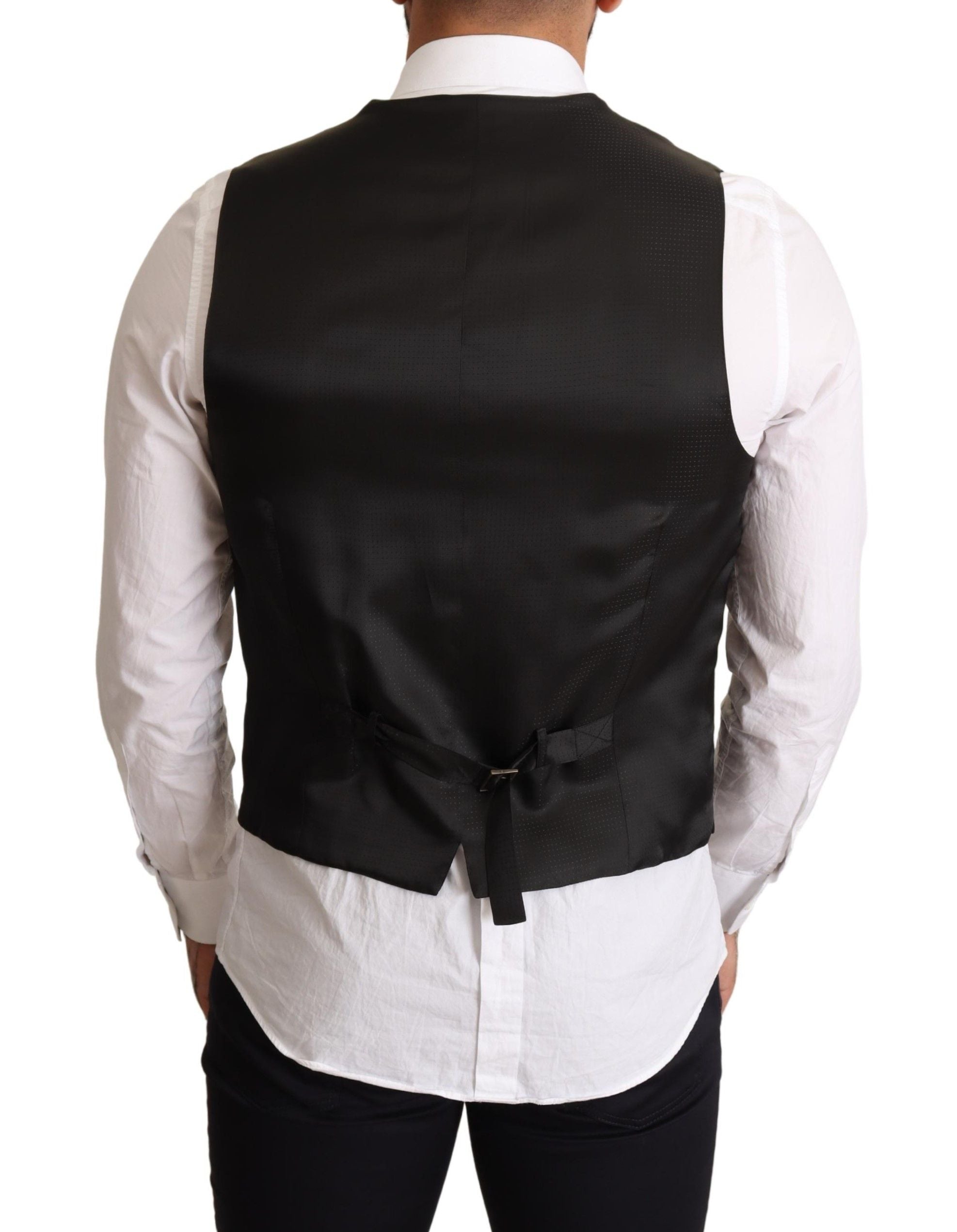 Dolce & Gabbana Black Formal dress Vest - Luxe Nova